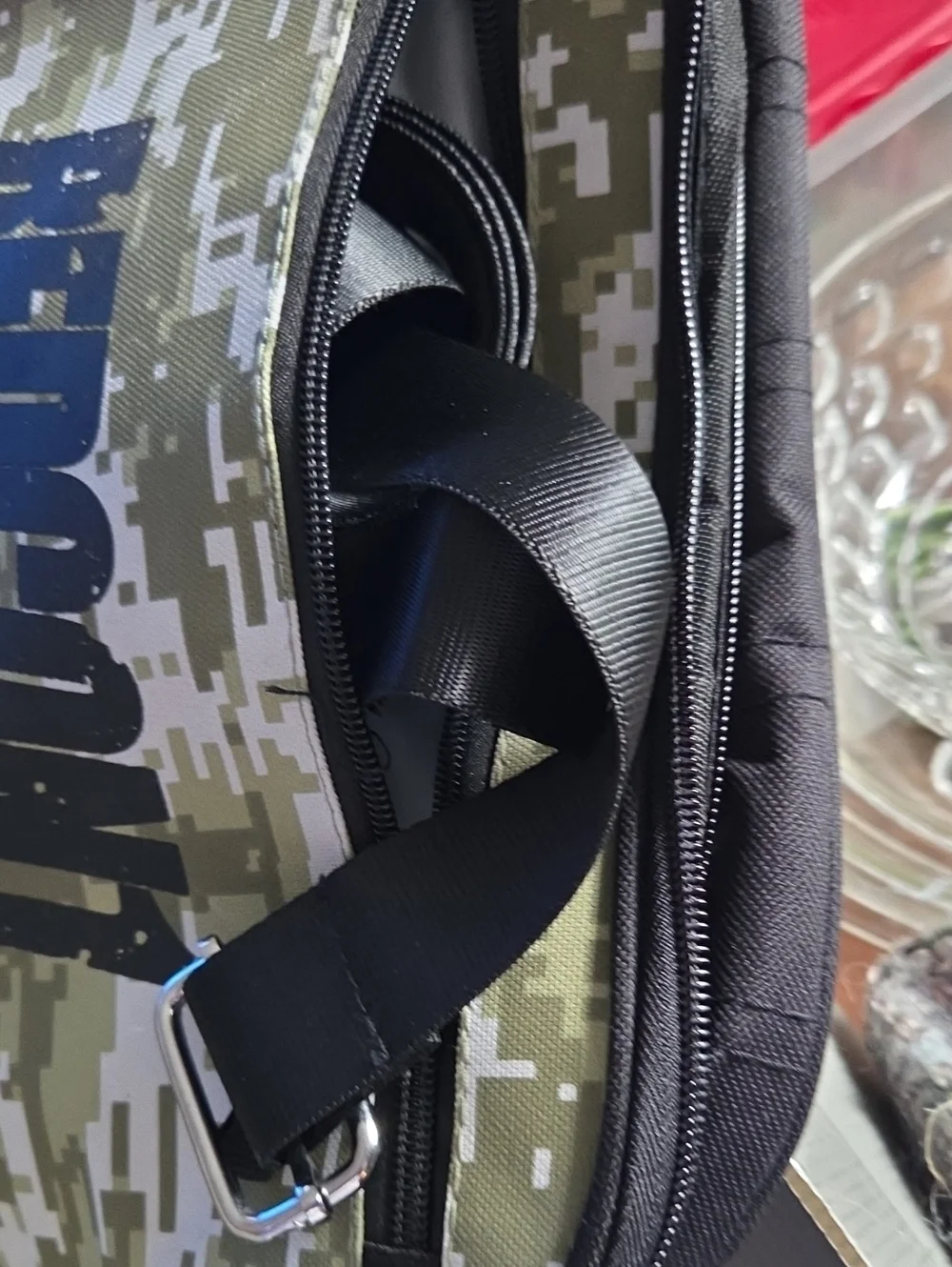 Redcon1 Camo Black Zipper Pouch Bag Gym Camouflage